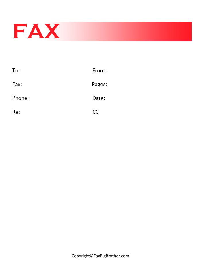 Masshealth Fax Cover Sheet