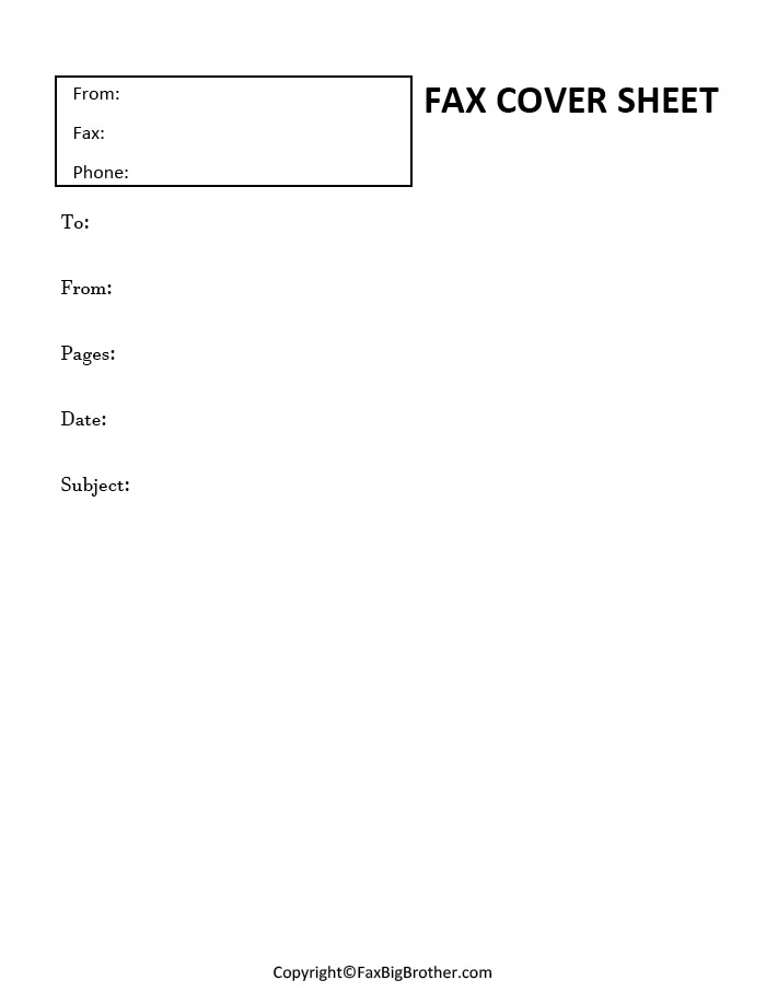 Free Fax Cover Sheet Google Docs
